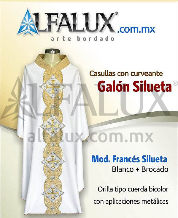 05 SILUETA FRANCES 342 BRocado Blanco 43